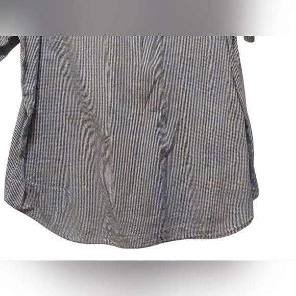 Ralph Lauren - Blue & White Checkered, Button Down Collar, Short Sleeve,... - Picture 9 of 11